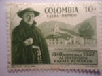 Stamps Colombia -  Homenaje al Presbitero  RAFAEL ALMANZA 1840-1927