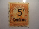 Stamps Colombia -  MINAS DE OREO. (Sobreporte de Cts sobre 10Ctvs.)