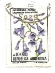 Stamps Argentina -  Jacaranda= Tarco