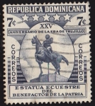 Stamps Dominican Republic -  REP DOMINICANA - XXV ANIVERSARIO DE LA ERA DE TRUJILLO 