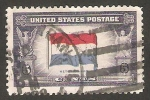 Stamps United States -  468 - Bandera de Holanda