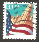 Sellos de America - Estados Unidos -  2855 - Bandera Nacional y Oficinas