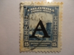 Stamps Colombia -  CARETAGENA-Fortificación Española.