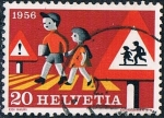 Stamps : Europe : Switzerland :  SEGURIDAD VIAL. Y&T Nº 574