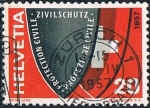 Stamps Switzerland -  PROTECCIÓN CIVIL. Y&T Nº 588