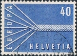 Stamps Switzerland -  EUROPA 1957. Y&T Nº 596