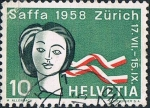 Stamps Switzerland -  EXPOSICIÓN DE ZURICH, SAFFA 1958. Y&T Nº 603