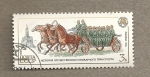 Stamps Russia -  coche de bomberos a caballos