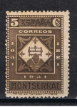Stamps Spain -  Edifil  638  IX Cente. de la Fundación del Monasterio de Montserrat.  