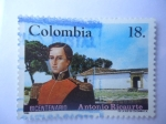 Stamps Colombia -  Antonio Ricaurte (1786.1814) - Bicentenario de su nacimiento 1786-1986