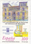 Stamps Spain -  150 aniversario de la facultad de farmacia de Granada    (D)