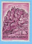 Stamps : Europe : San_Marino :  Monte Titano