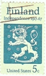 Sellos de Europa - Finlandia -  INDEPENDENCE