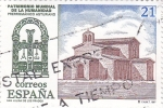 Stamps Spain -  patrimonio mundial de la humanidad -San Julián de los Prados    (D)