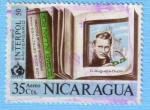 Stamps Nicaragua -  Aniversario Interpol
