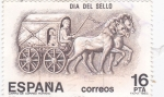 Stamps Spain -  día del sello   (D)