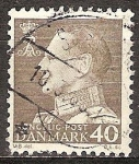 Stamps : Europe : Denmark :  Rey Federico IX de Dinamarca.