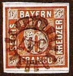 Stamps Germany -  Clásicos - Bayern