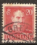 Stamps : Europe : Denmark :  El rey Christian X.