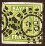 Stamps Germany -  Clásicos - Bayern