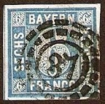 Stamps Europe - Germany -  Clásicos - Bayern
