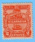 Stamps : America : Nicaragua :  U.P.U.
