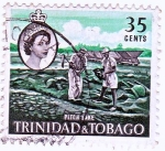 Stamps Trinidad y Tobago -  PITCH LAKE
