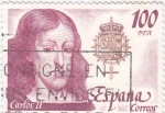 Stamps Spain -  Reyes de España -Carlos II     (D)