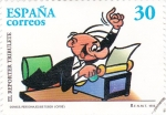 Stamps Spain -  El reportero Tribulete    (D)
