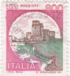 Stamps Italy -  Rocca Maggiore Assisi