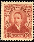 Stamps America - El Salvador -  Timbre para carta cargada.  1897.