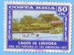 Stamps : America : Costa_Rica :  Lagos de Lindora