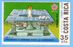 Stamps Costa Rica -  Progreso y Armonía para la Humanidad