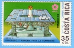 Stamps : America : Costa_Rica :  Progreso y Armonía para la Humanidad