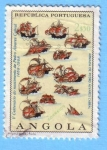 Sellos de Africa - Angola -  Armada de Pedro Alvarez Cabral