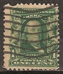 Stamps United States -  Benjamín Franklin.