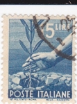 Stamps Italy -  plantando arboles