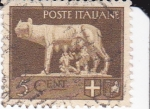 Stamps : Europe : Italy :  estatua Romulo y Remo