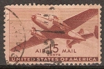 Sellos de America - Estados Unidos -  avión de transporte.