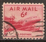 Sellos de America - Estados Unidos -  aereo,DC-4 Skymaster.