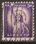 Stamps : America : United_States :  Estatua de la libertad.