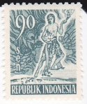 Stamps : Asia : Indonesia :  indígena
