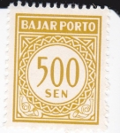 Stamps : Asia : Indonesia :  cifras