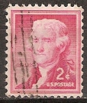 Stamps United States -  Jefferson, Thomas.