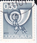 Stamps Yugoslavia -  corneta de correos