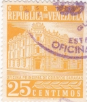 Stamps Venezuela -  oficina principal de correos Caracas