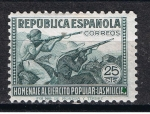 Stamps Spain -  Edifil  794  Homenaje al Ejército Popular. 