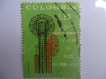 Stamps Colombia -  TELECOM UNE A LOS COLOMBIANOS - 20 Aniversari, 1947 al1968