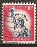 Stamps United States -  Estatua de la libertad.