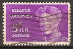 Sellos de America - Estados Unidos -  Eleanor Roosevelt.